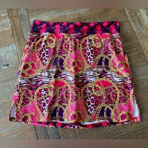 NEW Skort Obsession Vibrant Chain Print Skort, Size XL